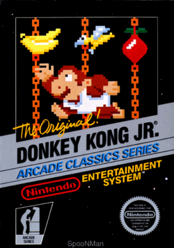 NES - Original Nintendo Donkey Kong Jr. Pre-Played