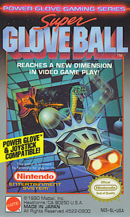NES - Original Nintendo Super Glove Ball (Cartridge Only) for Nintendo Games