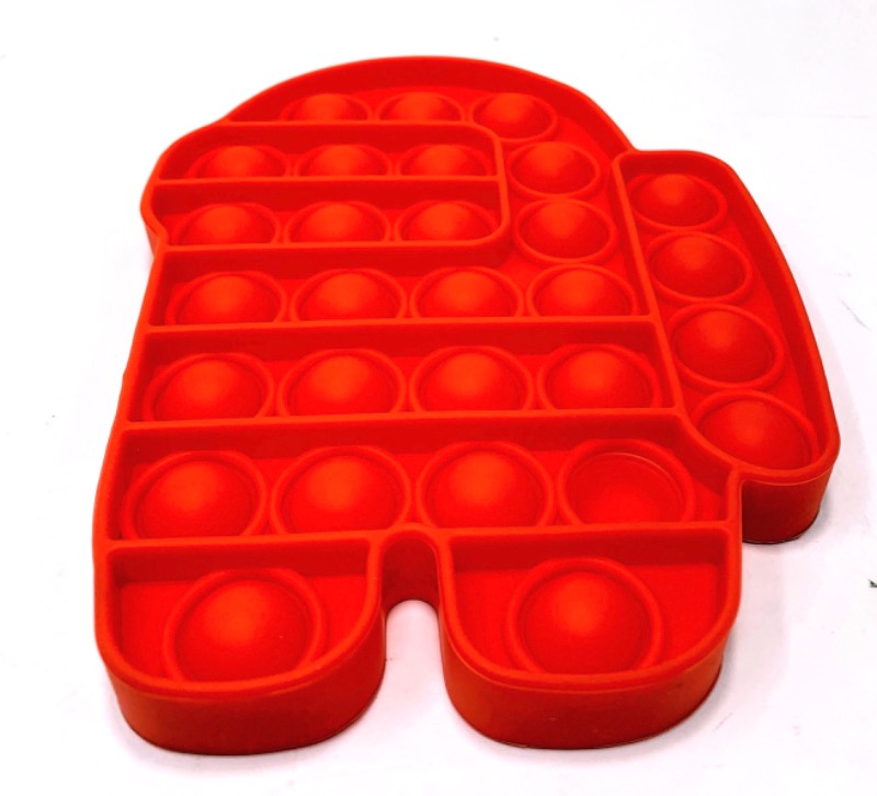 Red Spaceman Bubble Popper - Among Us Pop It Toy for Pop Fidget Toys