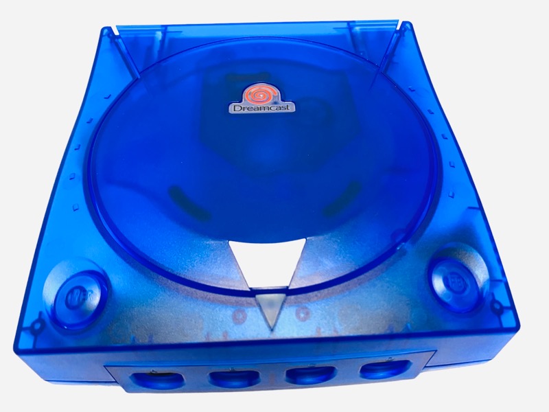 Blue Modded Dreamcast GDEMU + SD Card + DreamPSU w/Collection in Blue - Blue Modded Dreamcast GDEMU + SD Card + DreamPSU w/Collection in Blue for Retro Game Consoles