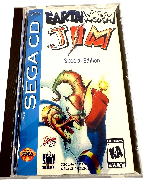 GC* - Earthworm Jim Special Edition Sega CD for Sega CD