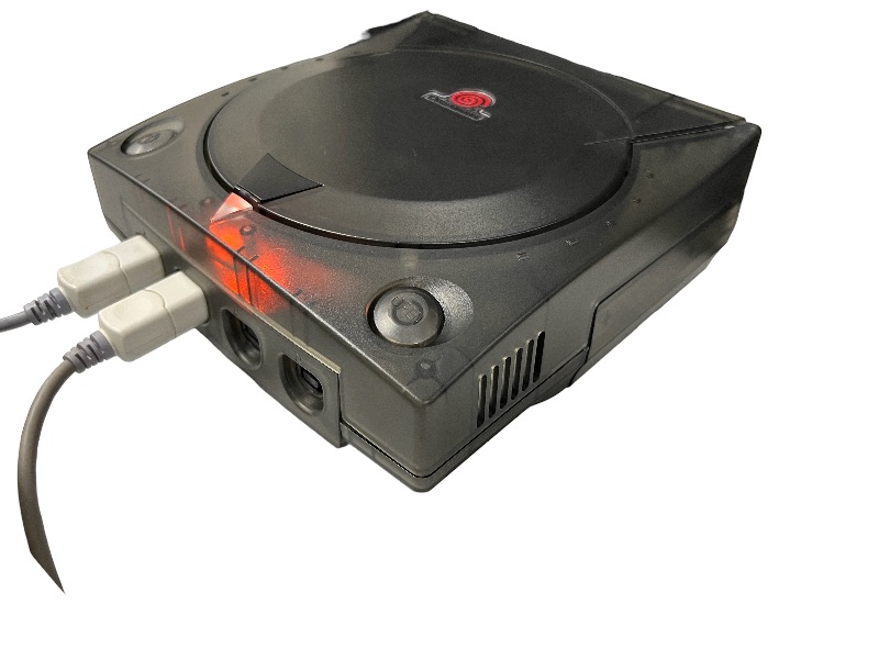 Sega Dreamcast Modded + GDEMU SD Card + DreamPSU w/Complete Collection in Smoke - Sega Dreamcast Modded + GDEMU SD Card + DreamPSU w/Complete Collection in Smoke for Sega Dreamcast