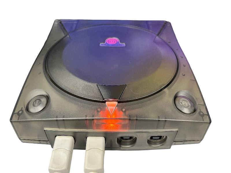 Sega Dreamcast Modded + GDEMU SD Card + DreamPSU w/Complete Collection in Smoke - Sega Dreamcast Modded + GDEMU SD Card + DreamPSU w/Complete Collection in Smoke for Sega Dreamcast