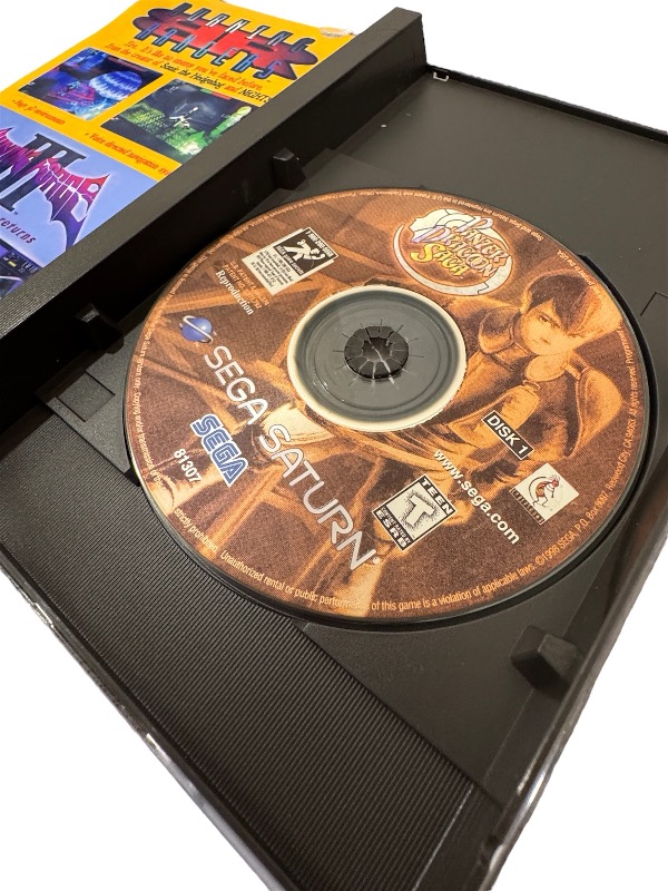 Panzer Dragoon Saga Sega Saturn w/Region Cart - Panzer Dragoon Saga Sega Saturn w/Region Cart for Sega Saturn