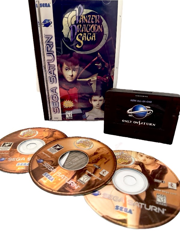 Panzer Dragoon Saga Sega Saturn w/Region Cart - Panzer Dragoon Saga Sega Saturn w/Region Cart for Sega Saturn