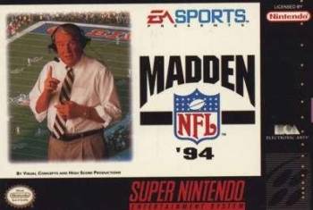 SNES - Super Nintendo Madden NFL '94 Pre-Played