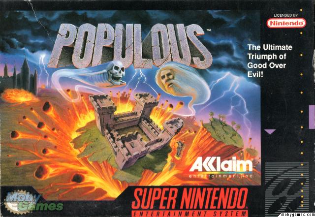SNES - Super Nintendo Populous Pre-Played