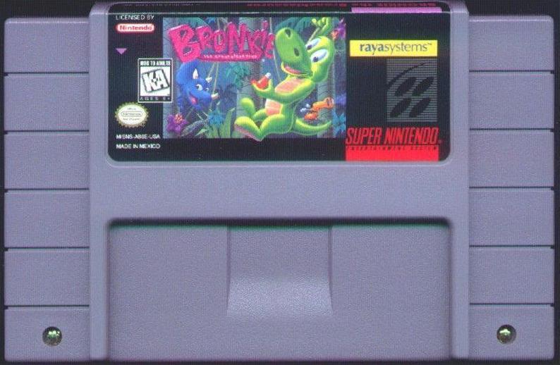 SNES - Super Nintendo Bronkie The Bronchiasaurus