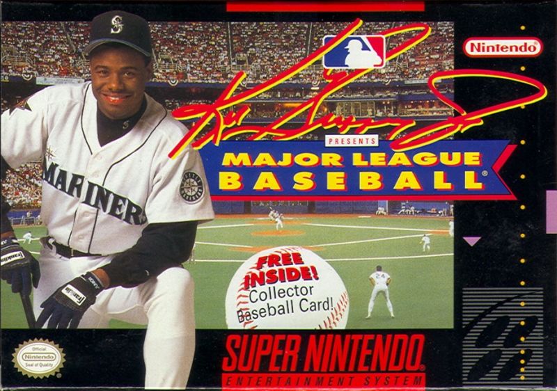 Ken Griffey Jr Presents Major League Baseball Super Nintendo - Ken Griffey Jr Presents Major League Baseball Super Nintendo for Super Nintendo