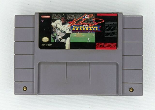 Ken Griffey Jr Presents Major League Baseball Super Nintendo - Ken Griffey Jr Presents Major League Baseball Super Nintendo for Super Nintendo