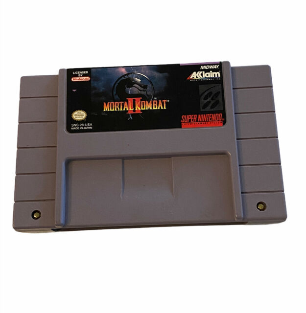 SNES Mortal Kombat 2 - Super Nintendo Mortal Kombat II