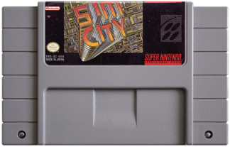 Sim City SNES - Super Nintendo Sim City