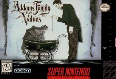 SNES - Super Nintendo Addams Family Values Pre-Played