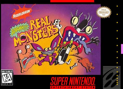 Super Nintendo Aaahh Real Monsters (Cartridge Only)