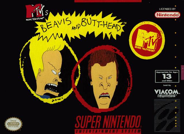 Super Nintendo Beavis&Butthead (Cartridge Only)