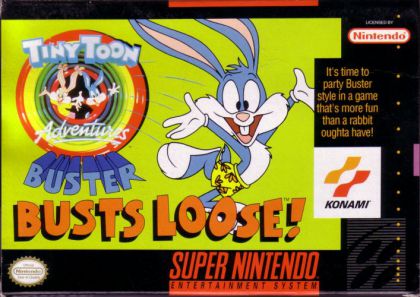 Super Nintendo Buster Busts Loose