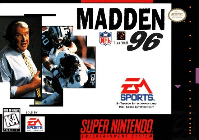 Super Nintendo Madden 96 (Cartridge Only)