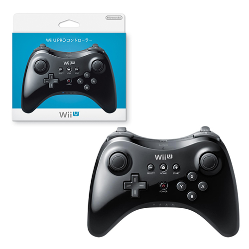Wii U Controller Pro U Black Japanese Version - Wii U Controller Pro U Black Japanese Version for General Gaming
