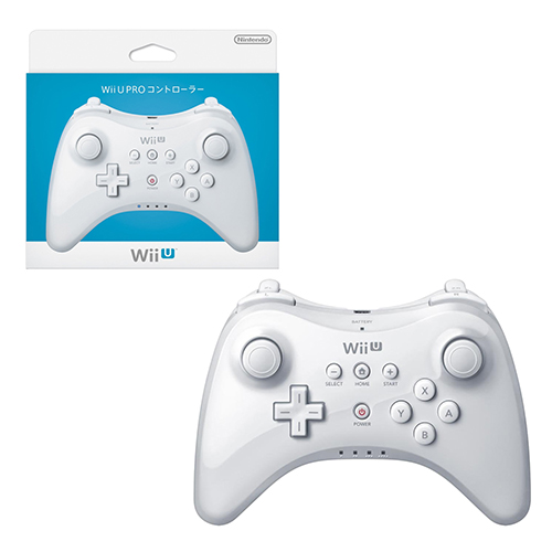 Wii U Controller Pro U White Japanese Version - Wii U Controller Pro U White Japanese Version for General Gaming