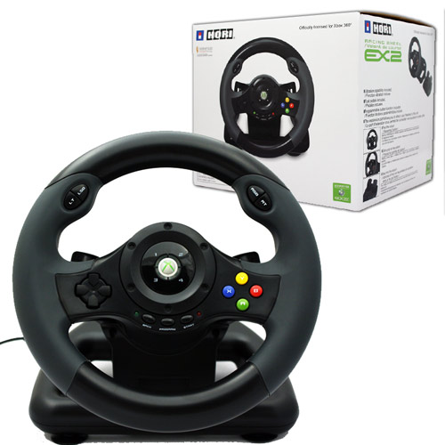 Xbox 360 Controller Racing Wheel Ex2 (hori) - Xbox 360 Controller Racing Wheel Ex2 (hori) for General Gaming
